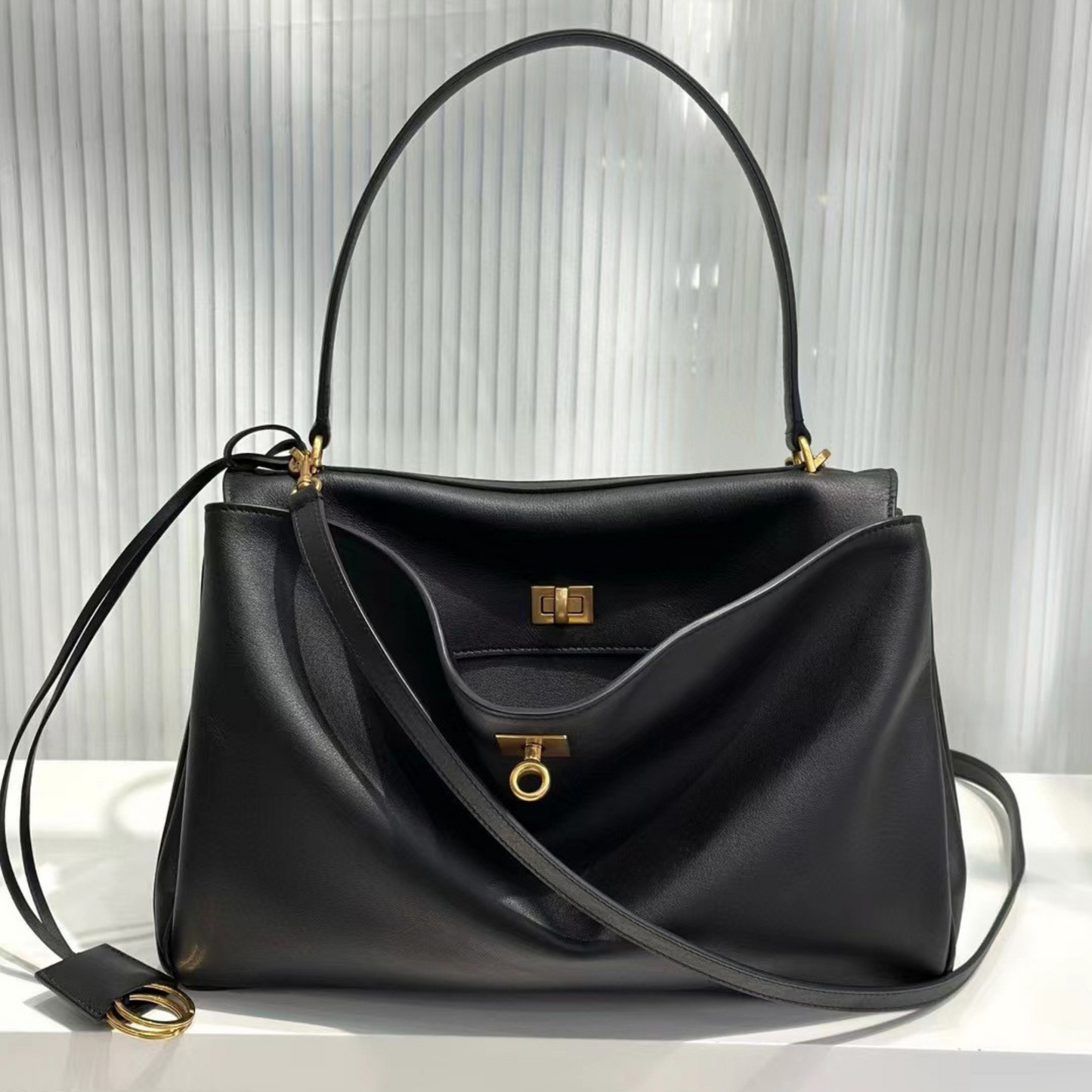 Balenciaga Rodeo Inspired Luxurious Leather Handbag