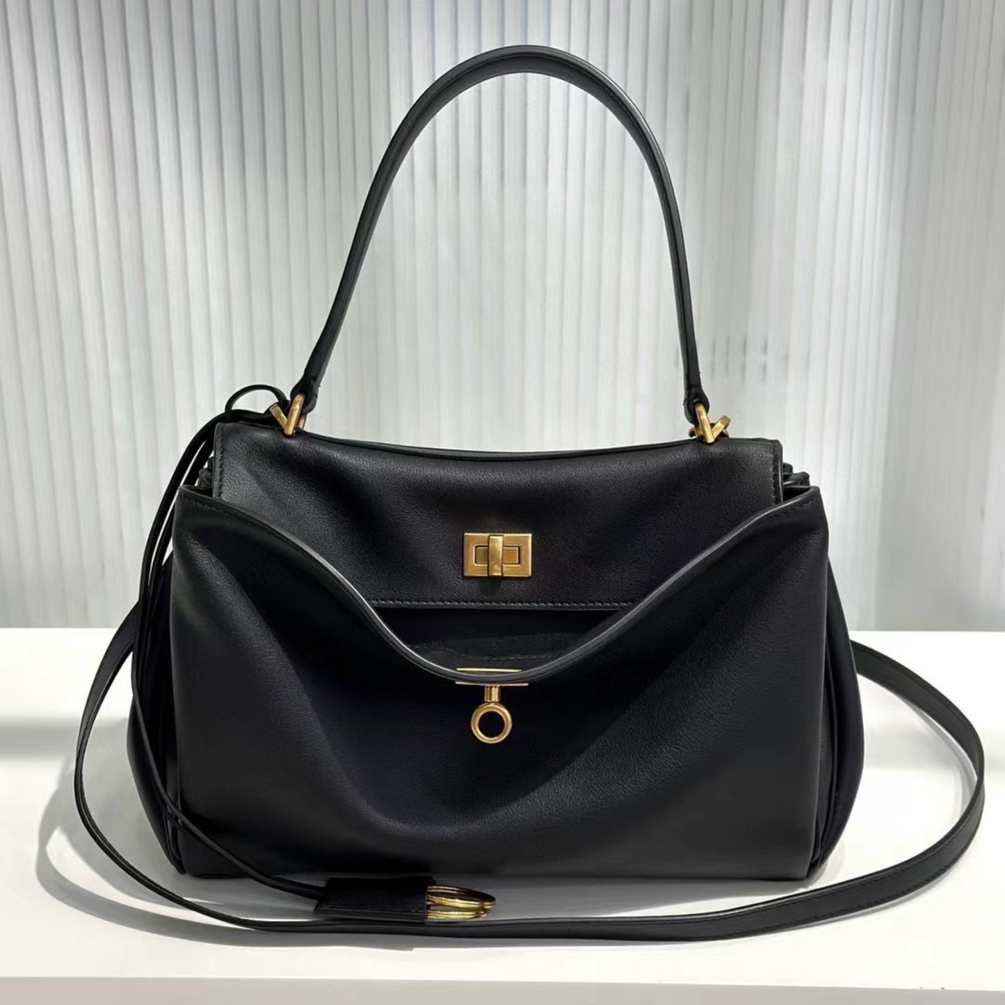 Balenciaga Rodeo Inspired Luxurious Leather Handbag