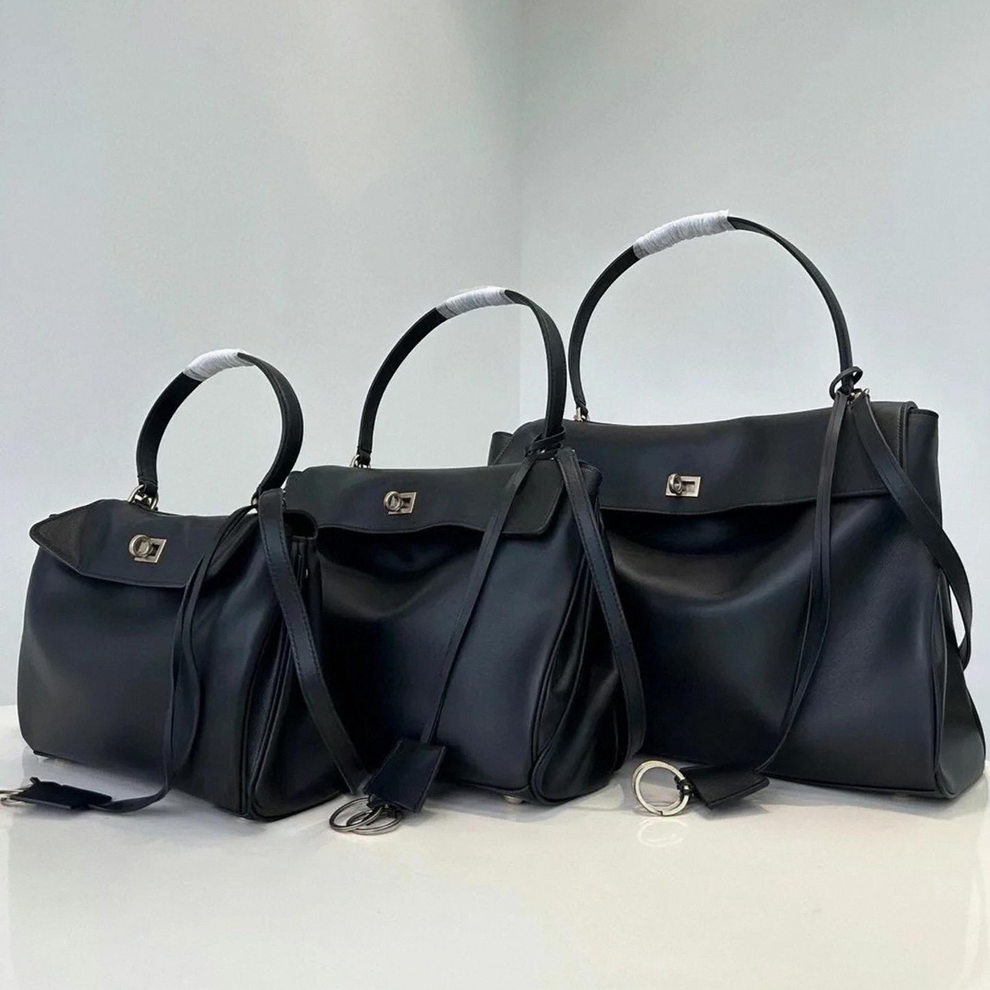 Balenciaga Rodeo Inspired Luxurious Leather Handbag