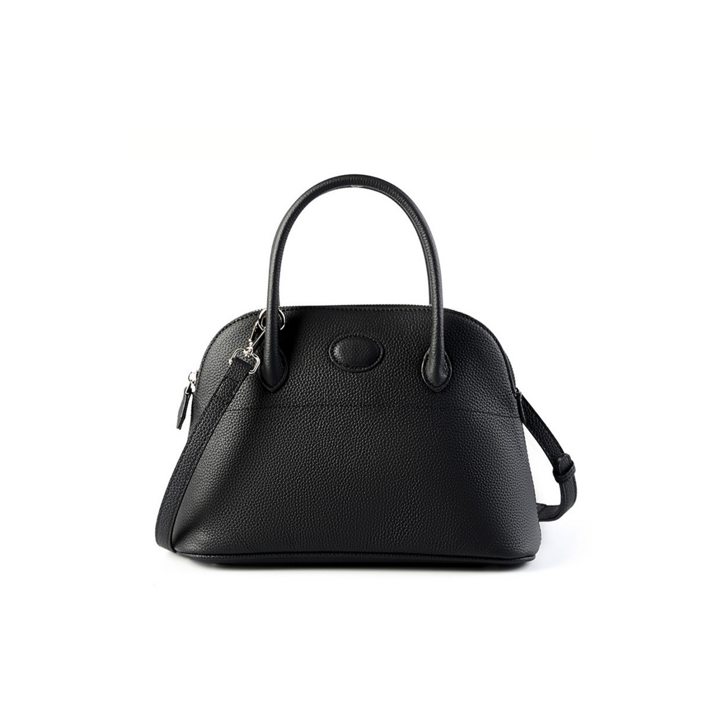 Hermes Bolide Inspired Leather Handbag