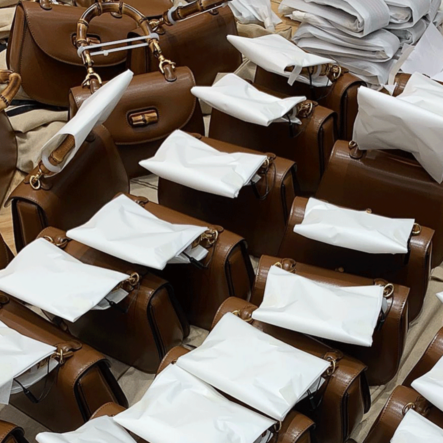 Gucci Bamboo 1947 Inspired top handle Leather bag