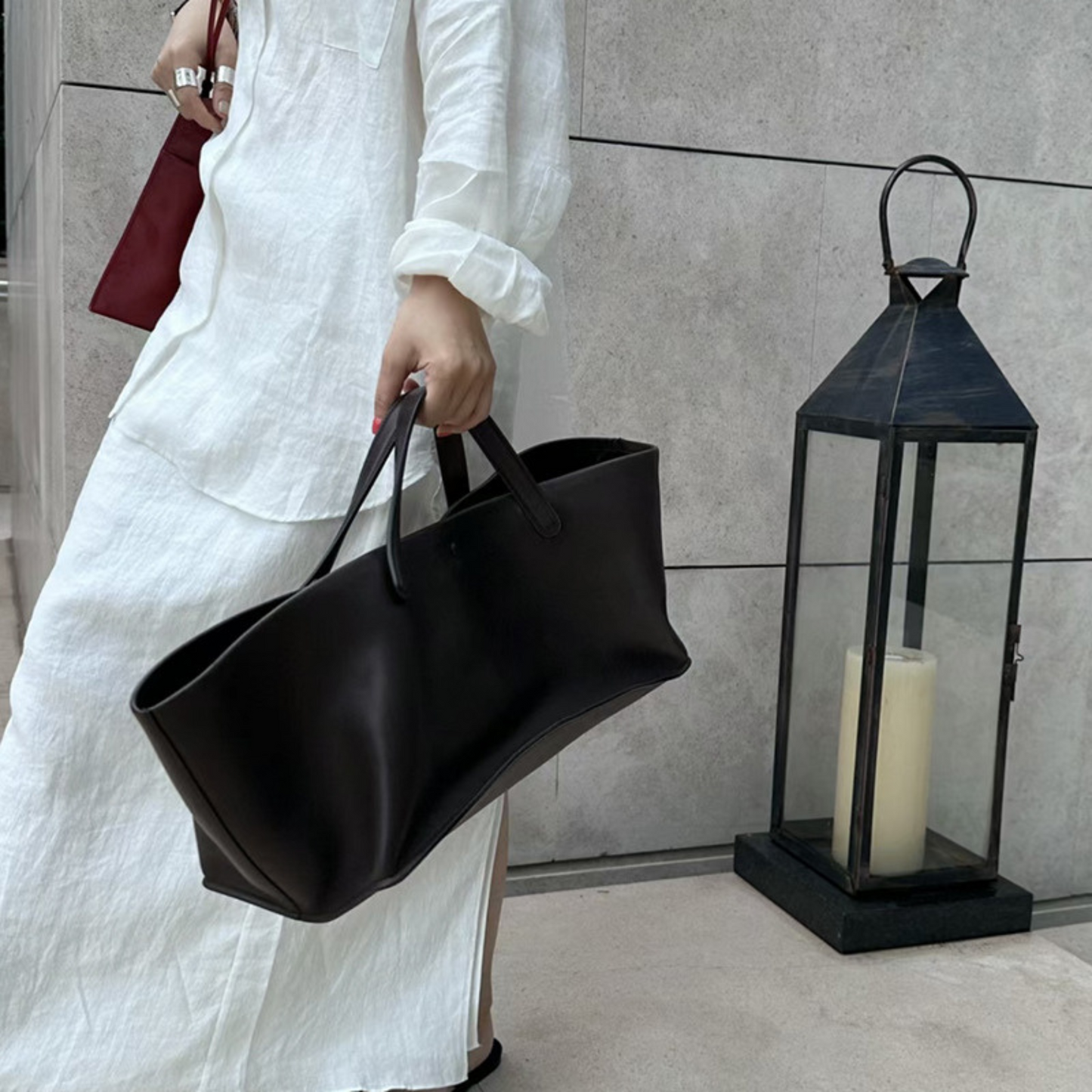 The Row Idaho inspired Luxurious Leather Bag