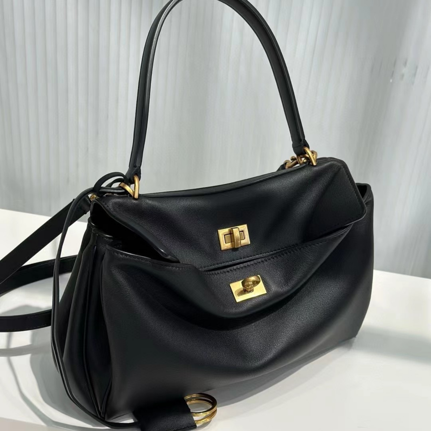 Balenciaga Rodeo Inspired Luxurious Leather Handbag