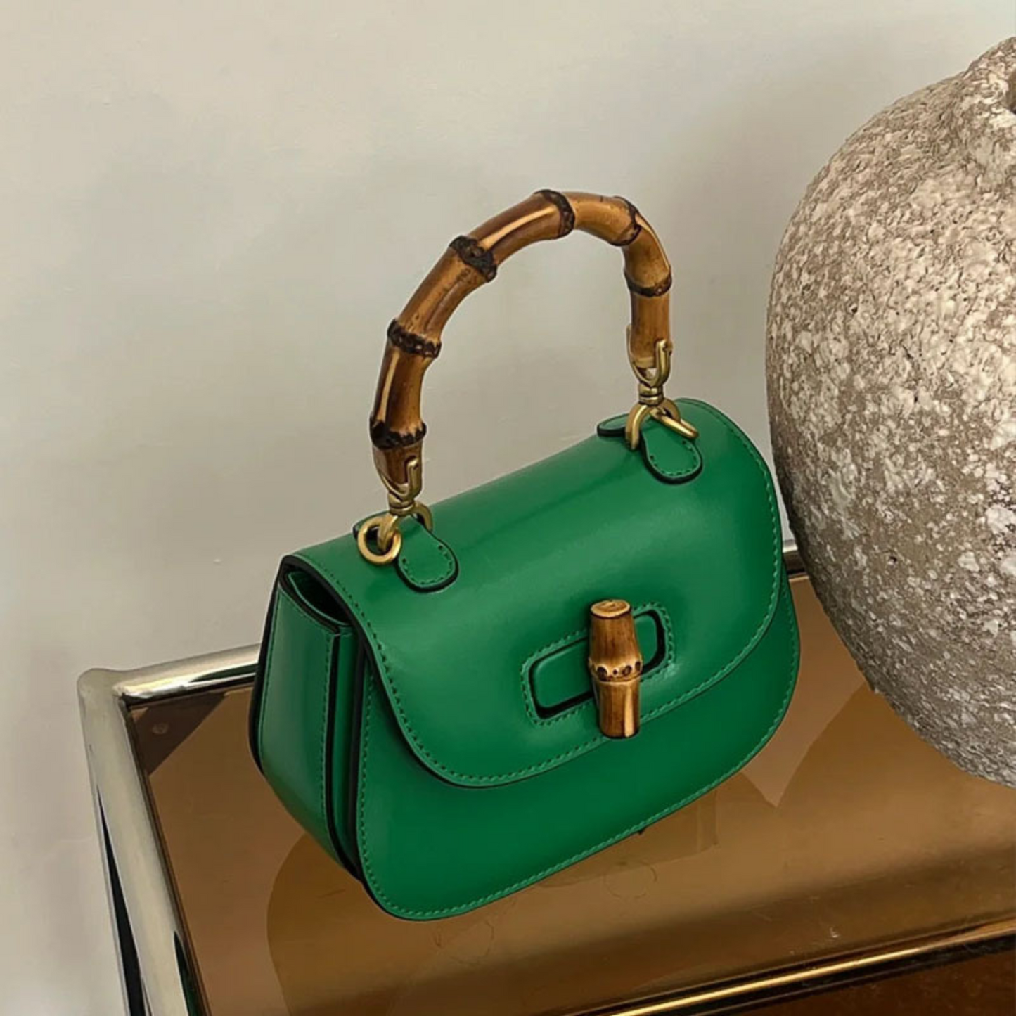 Gucci Bamboo 1947 Inspired top handle Leather bag