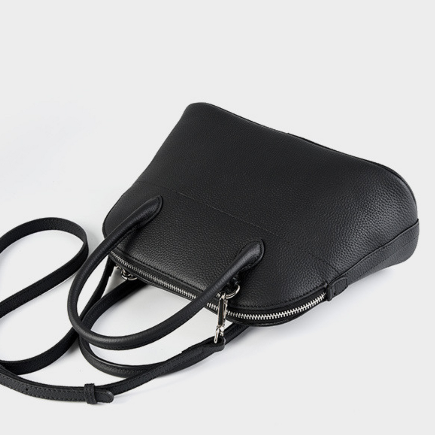 Hermes Bolide Inspired Leather Handbag
