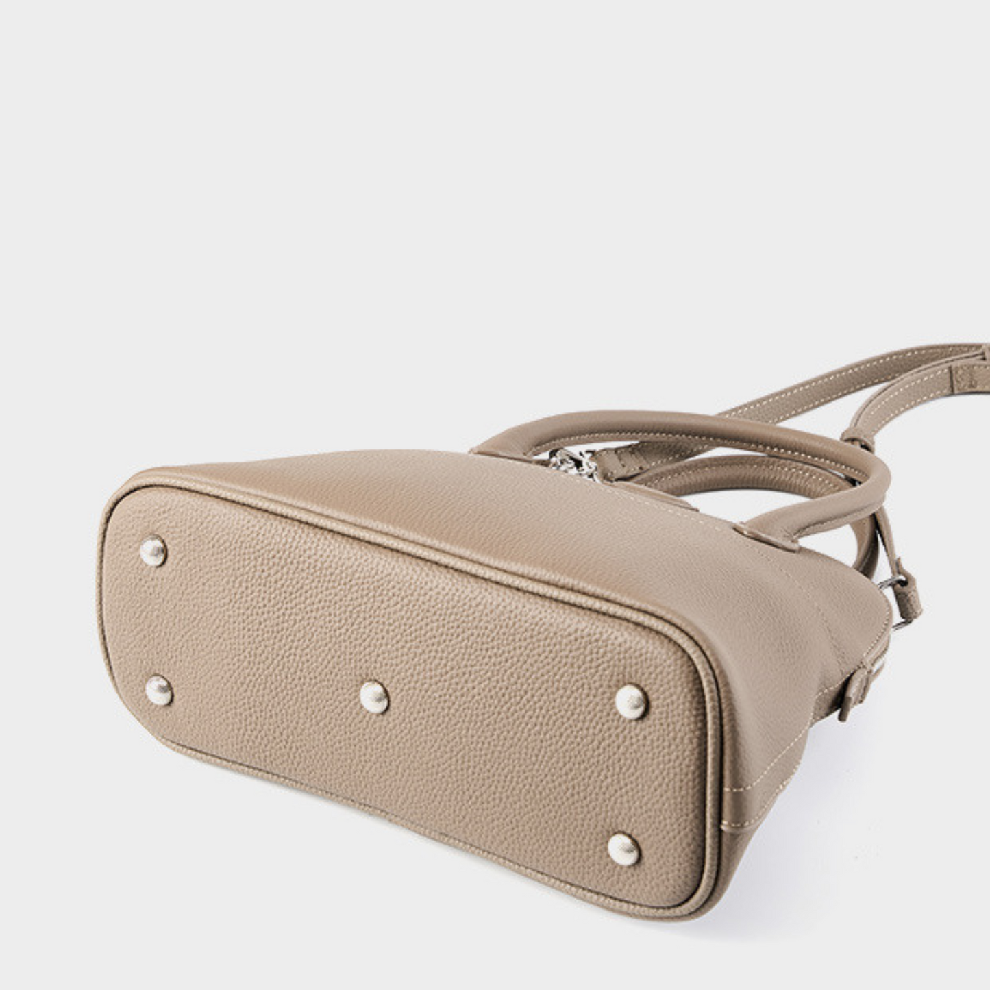 Hermes Bolide Inspired Leather Handbag