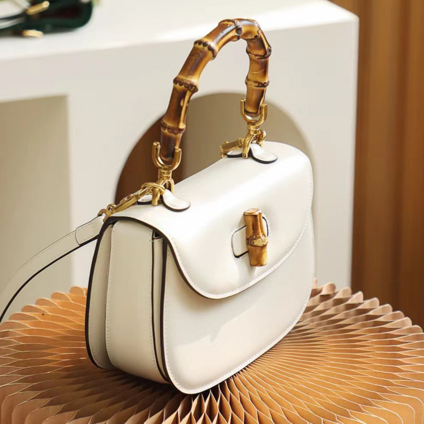 Gucci Bamboo 1947 Inspired top handle Leather bag