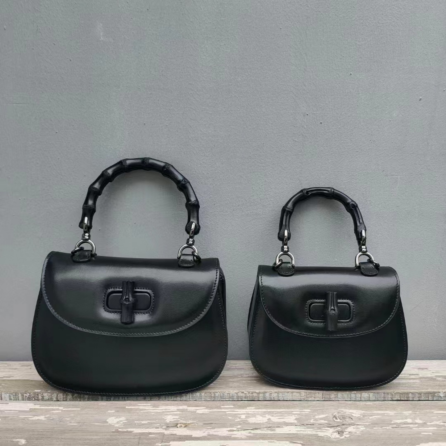 Gucci Bamboo 1947 Inspired top handle Leather bag