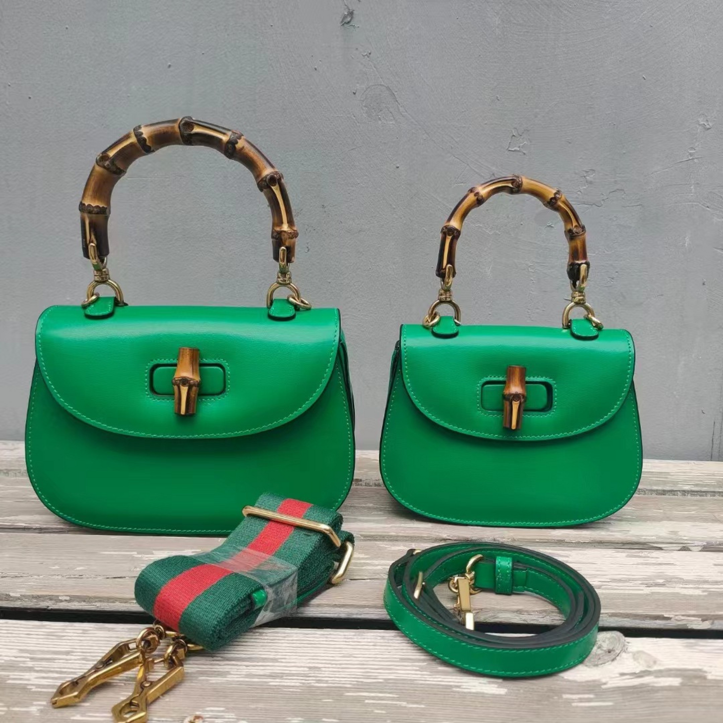 Gucci Bamboo 1947 Inspired top handle Leather bag