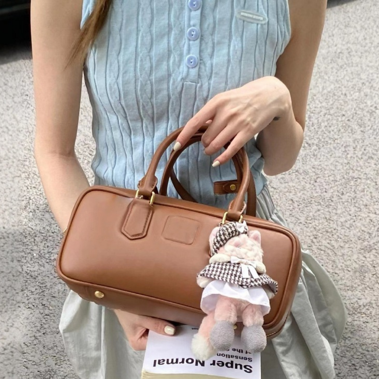 MIUMIU Arcadie-Inspired Leather Handbag