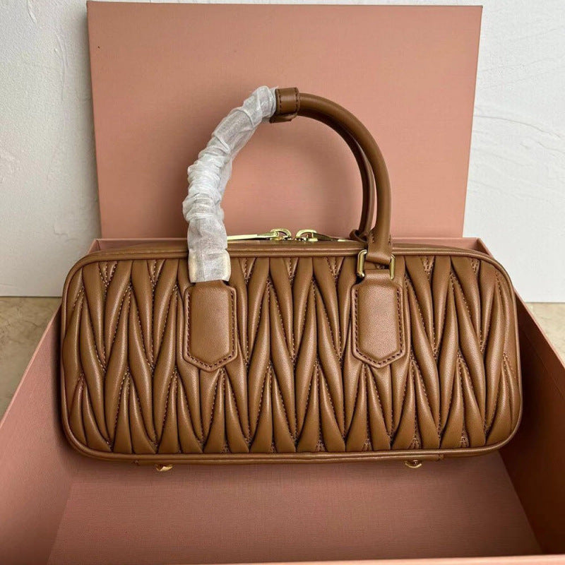 MIUMIU Arcadie Matelassé Nappa Inspired Leather Handbag