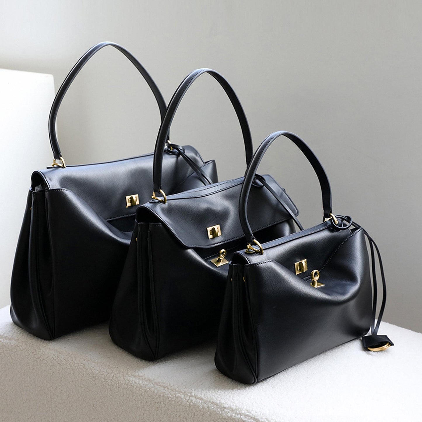 Balenciaga Rodeo Inspired Luxurious Leather Handbag