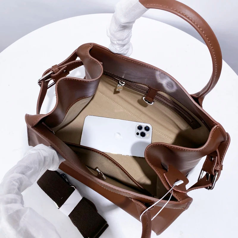 The Row Margaux inspired Luxurious Leather Tote Bag