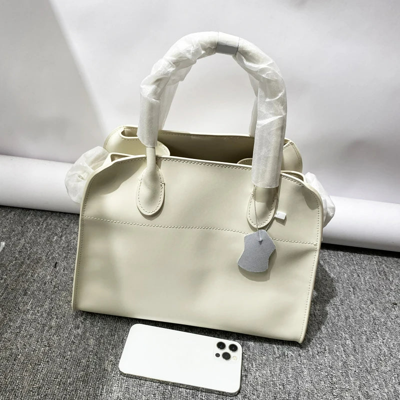 The Row Margaux inspired Luxurious Leather Tote Bag