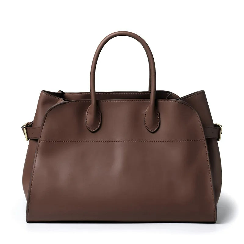 The Row Margaux inspired Luxurious Leather Tote Bag