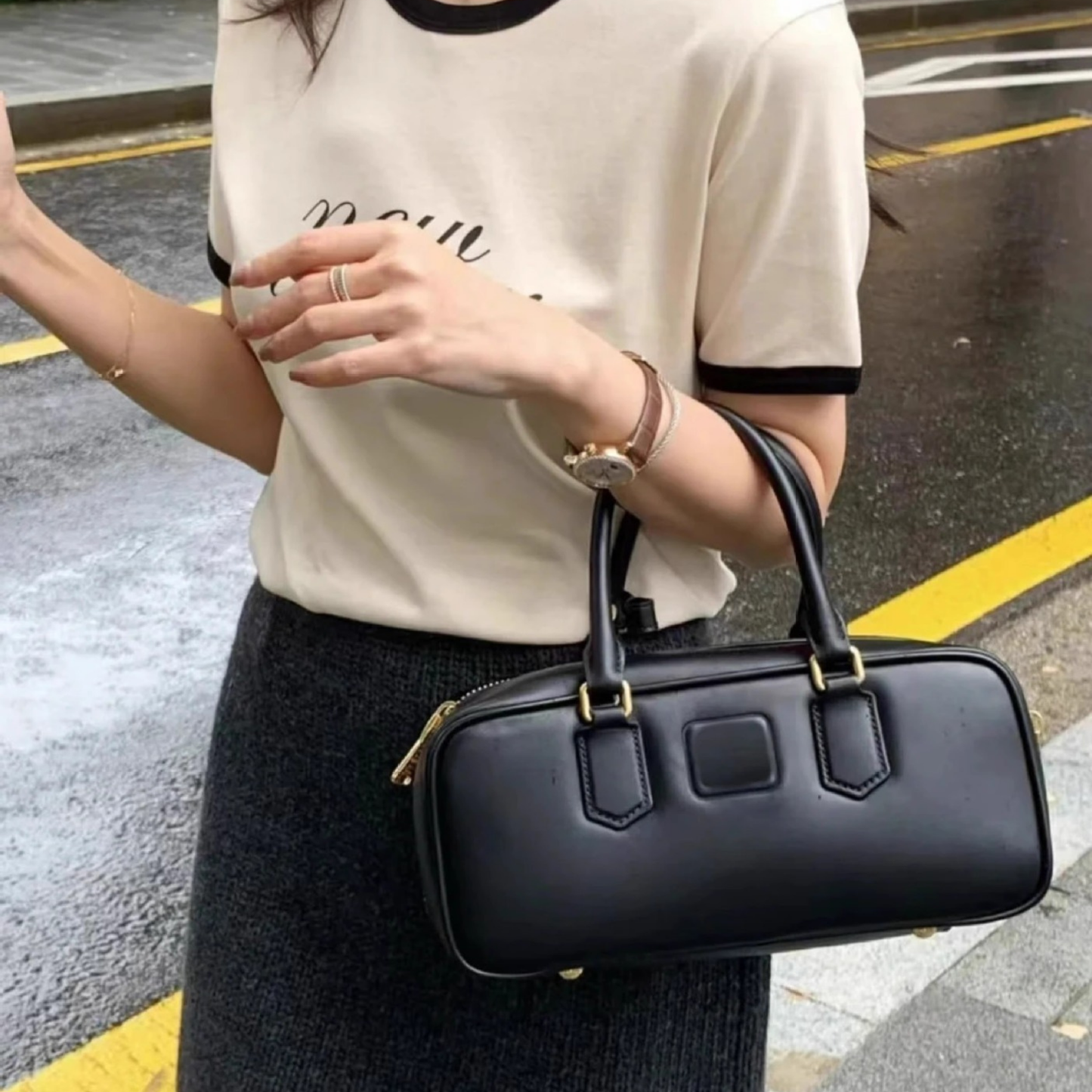 MIUMIU Arcadie-Inspired Leather Handbag