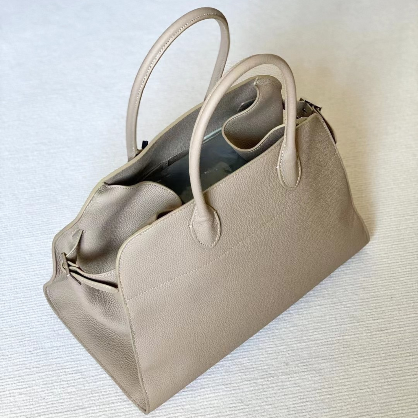 The Row Margaux inspired Luxurious Leather Tote Bag