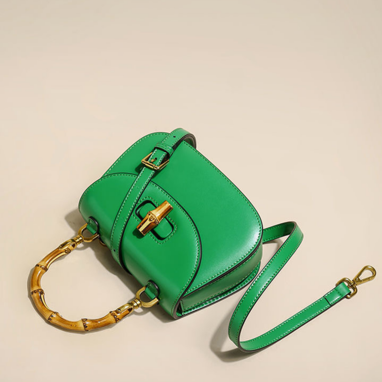 Gucci Bamboo 1947 Inspired top handle Leather bag