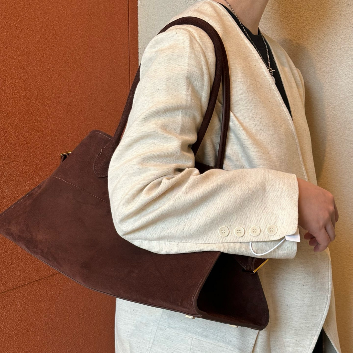 The Row EW Margaux Inspired Leather Bag