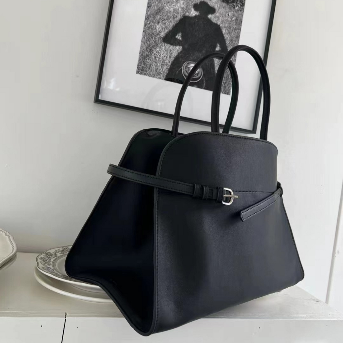 The Row Margaux inspired Luxurious Leather Tote Bag