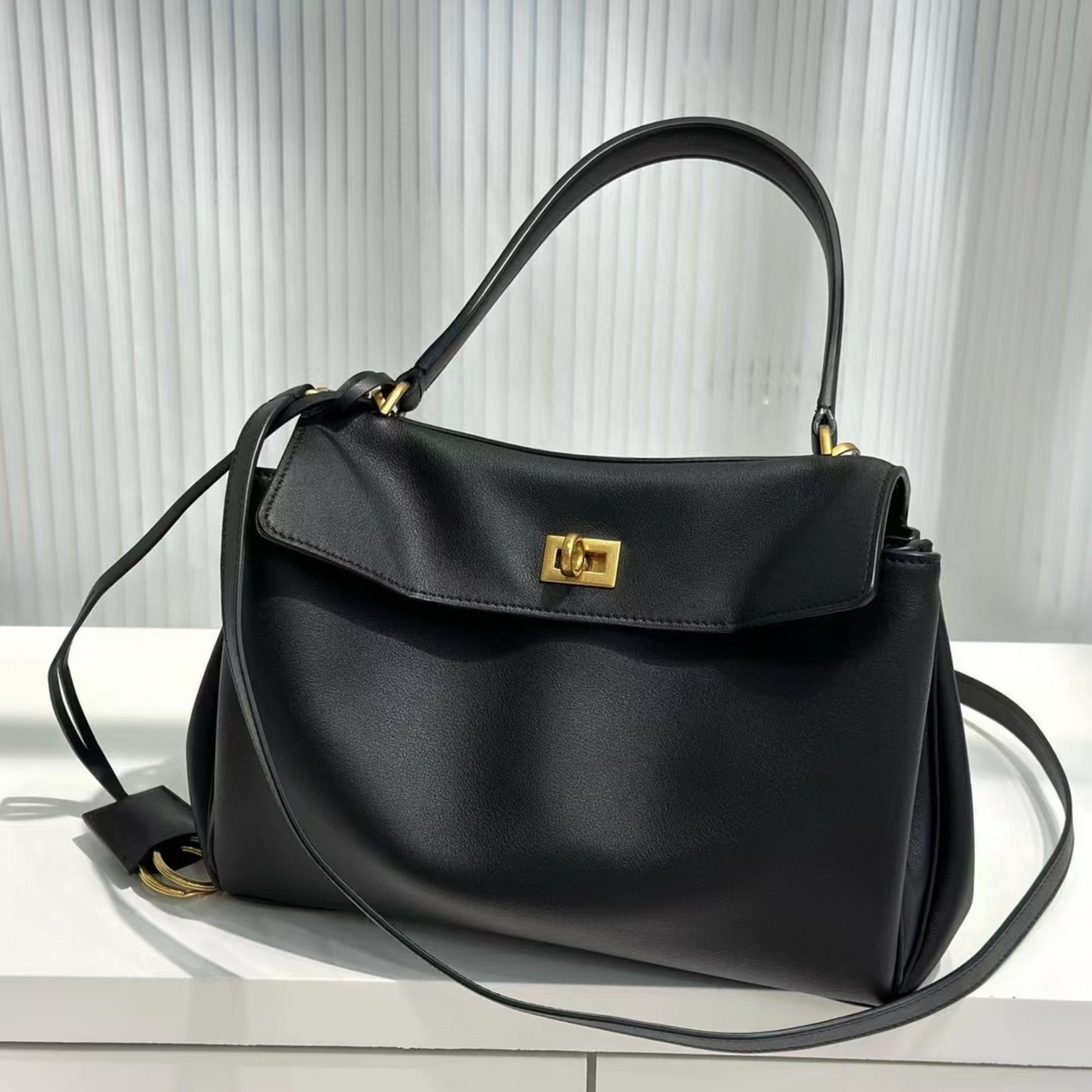 Balenciaga Rodeo Inspired Luxurious Leather Handbag