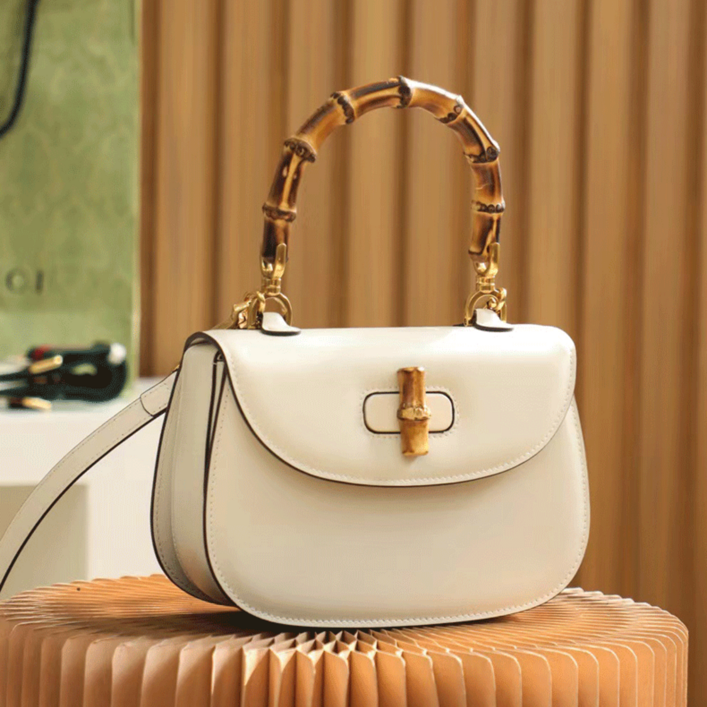 Gucci Bamboo 1947 Inspired top handle Leather bag