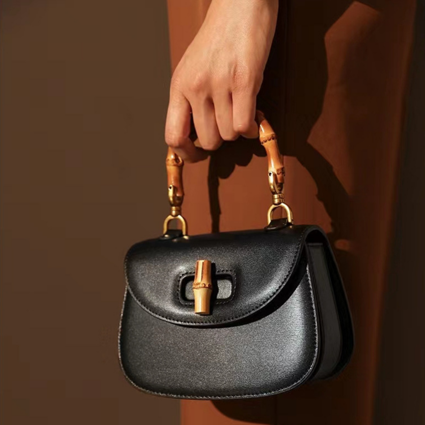 Gucci Bamboo 1947 Inspired top handle Leather bag