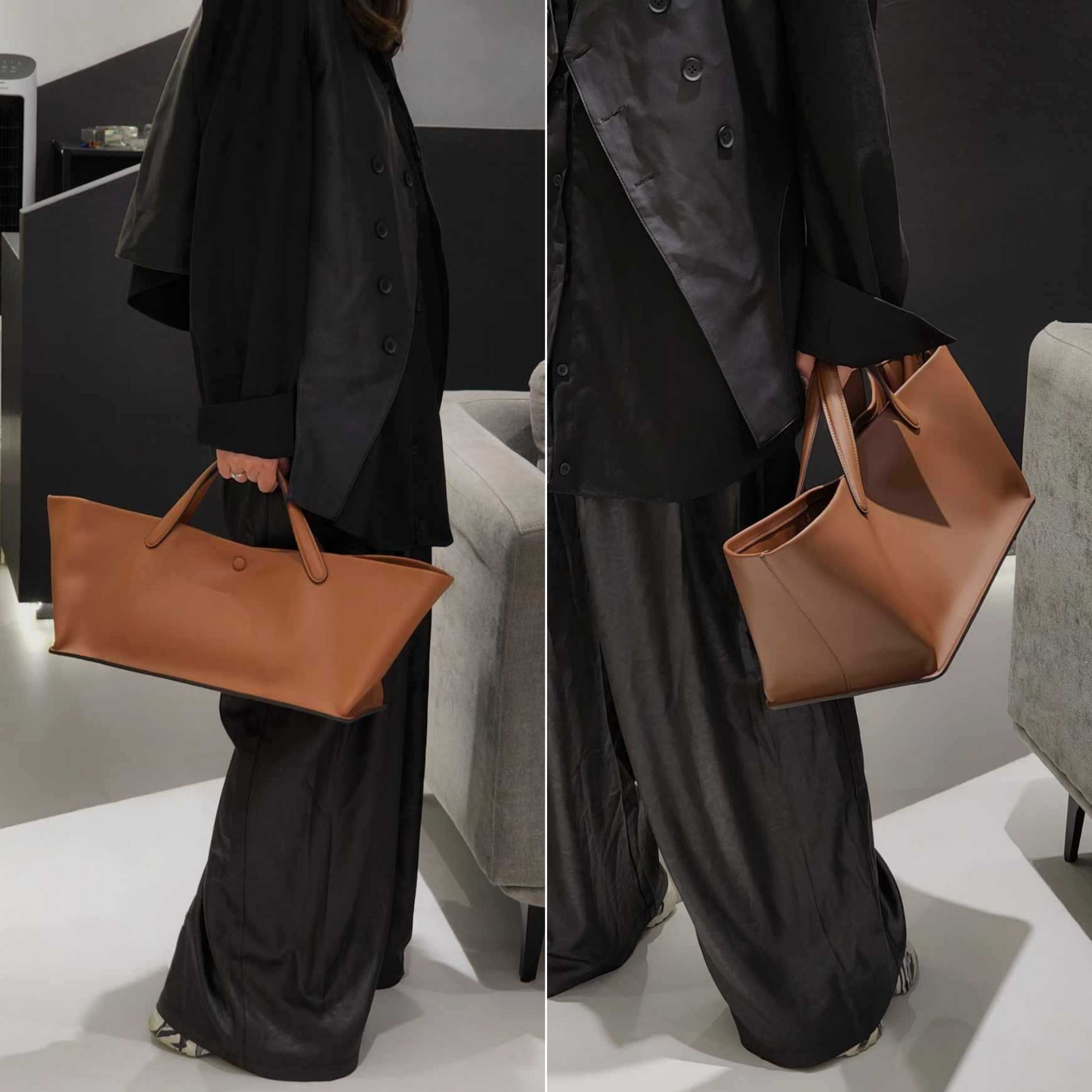 The Row Idaho inspired Luxurious Leather Bag