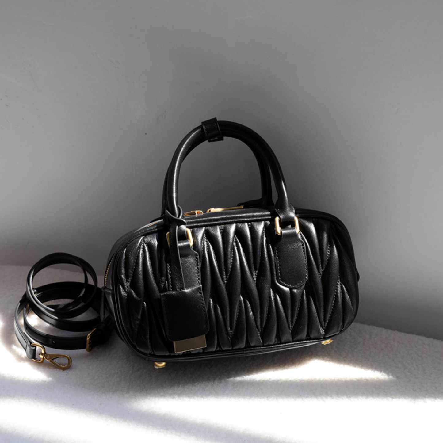 MIUMIU Arcadie Matelassé Nappa Inspired Leather Handbag