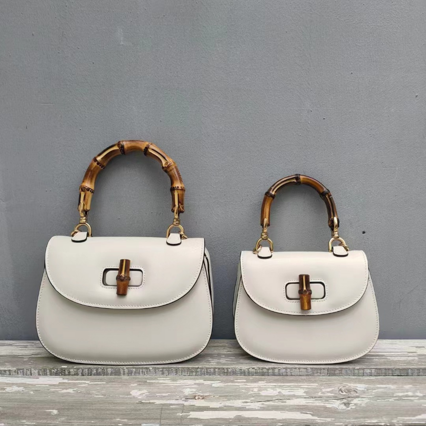 Gucci Bamboo 1947 Inspired top handle Leather bag