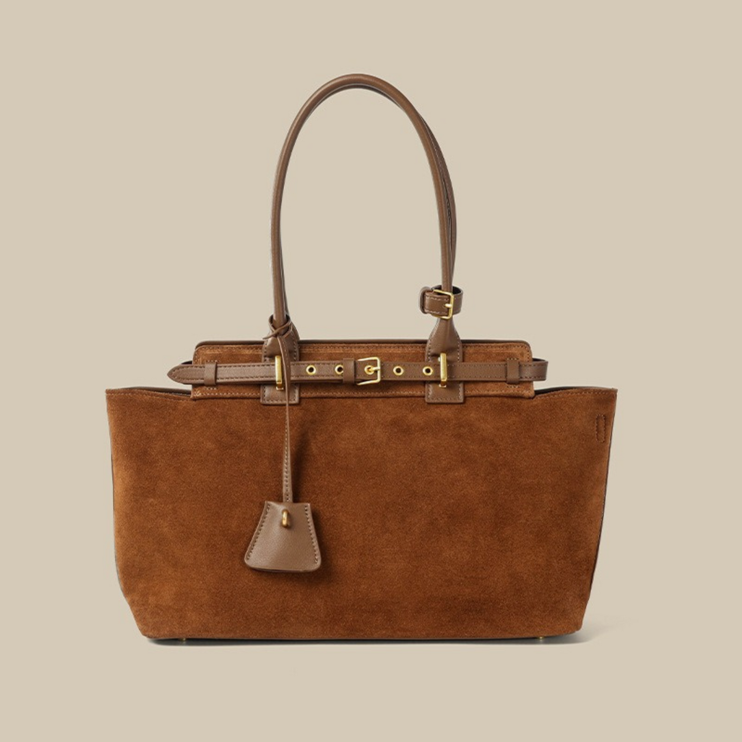 Céline CONTI Inspired Leather Handbag