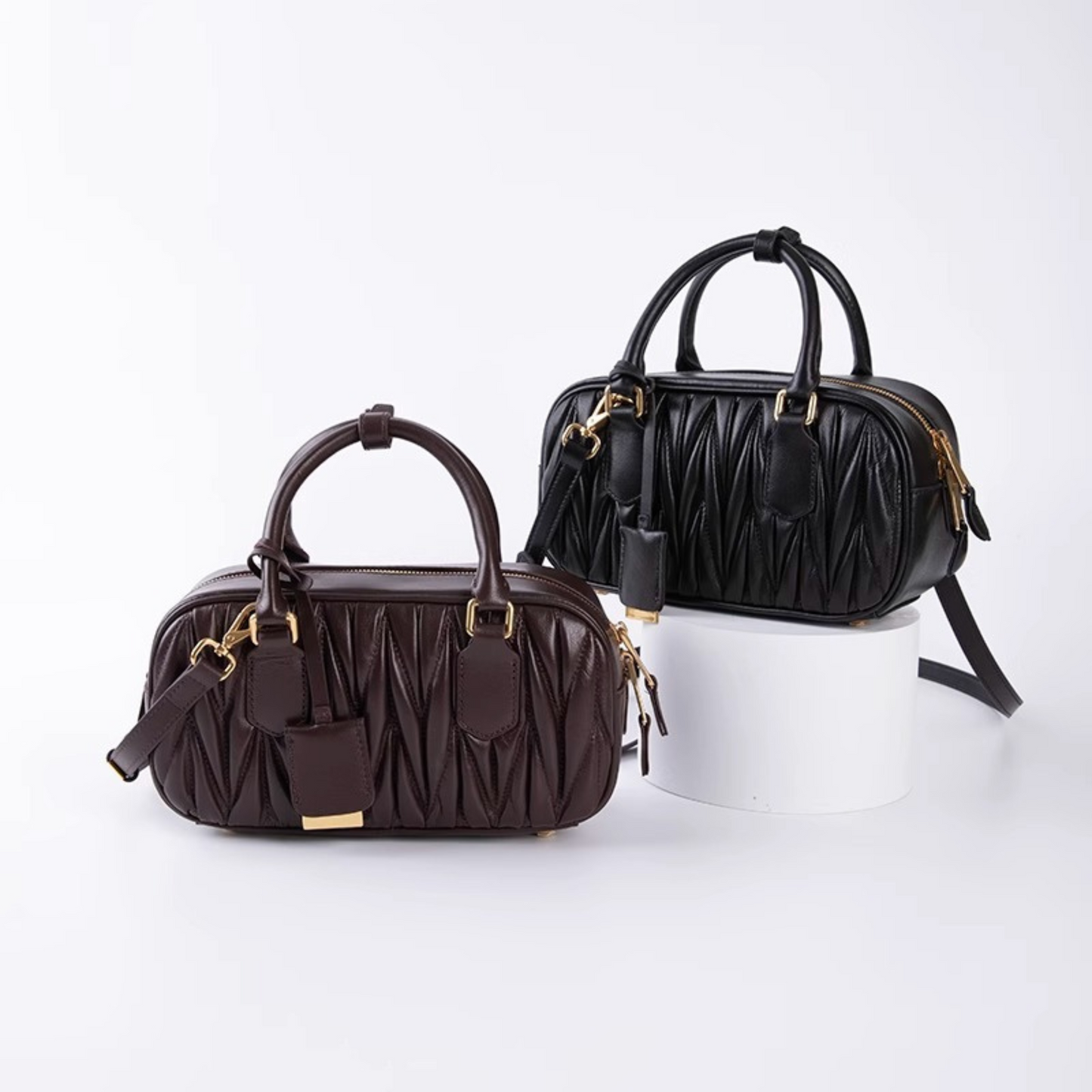 MIUMIU Arcadie Matelassé Nappa Inspired Leather Handbag