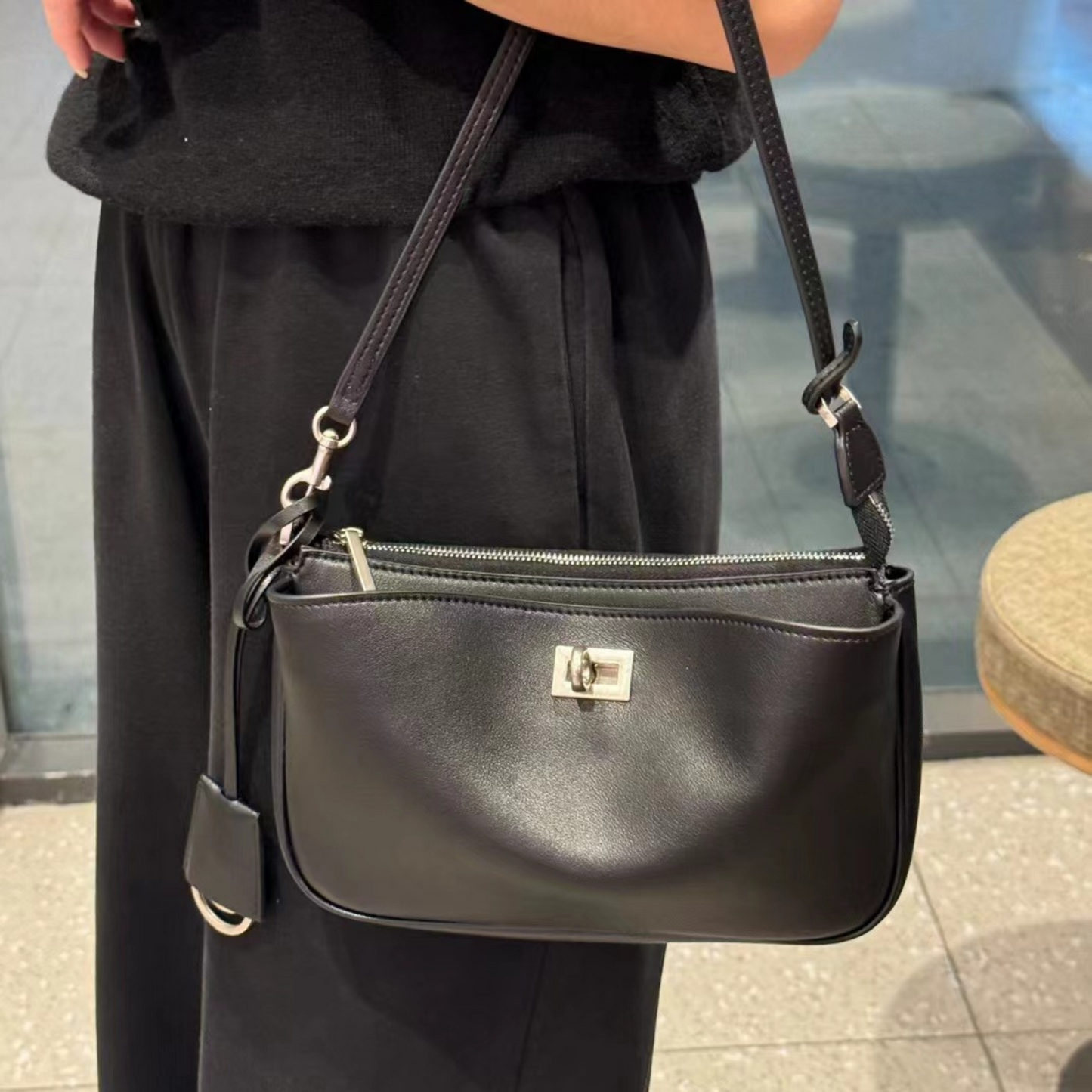 Balenciaga Rodeo Sling Pochette Inspired Luxurious Leather Bag