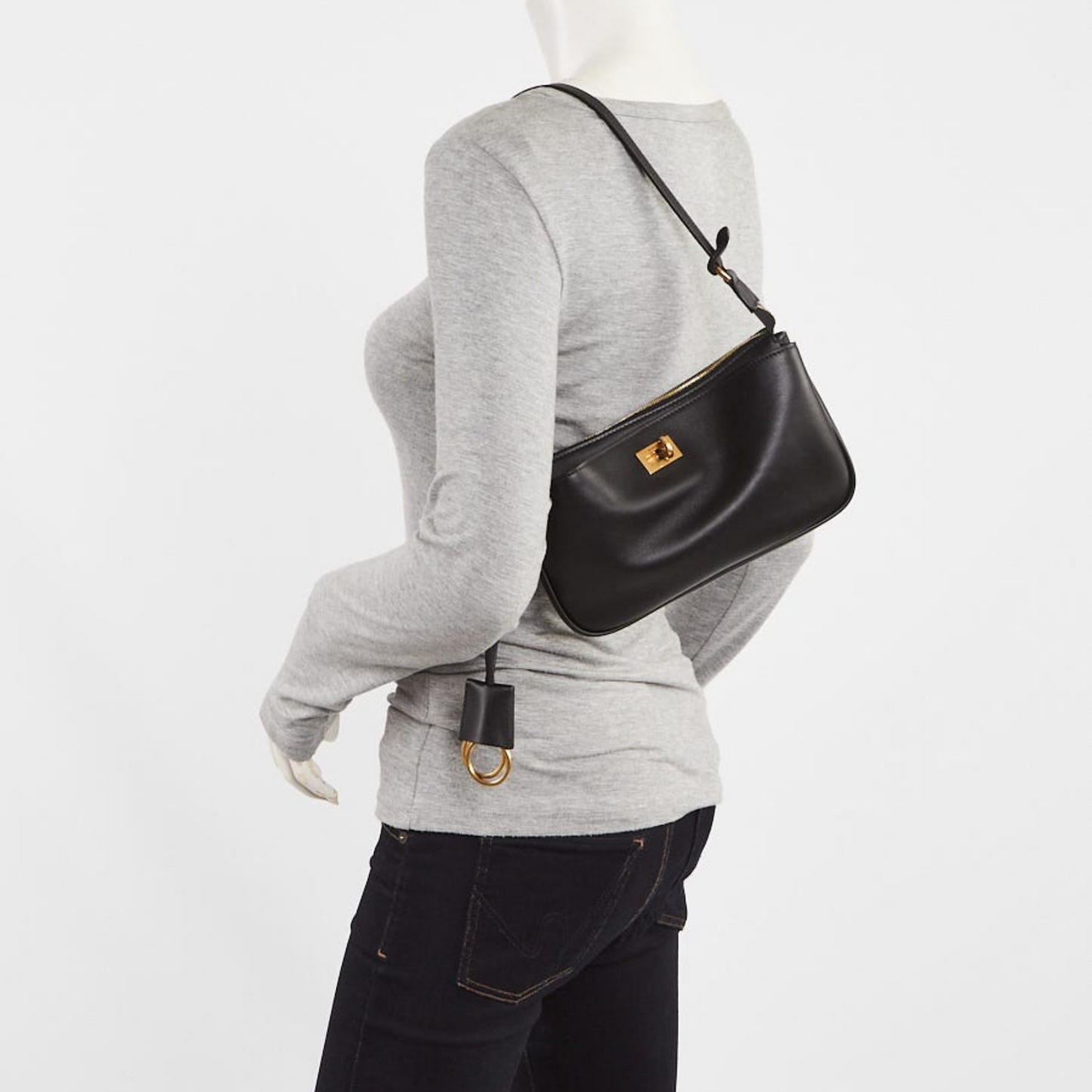 Balenciaga Rodeo Sling Pochette Inspired Luxurious Leather Bag