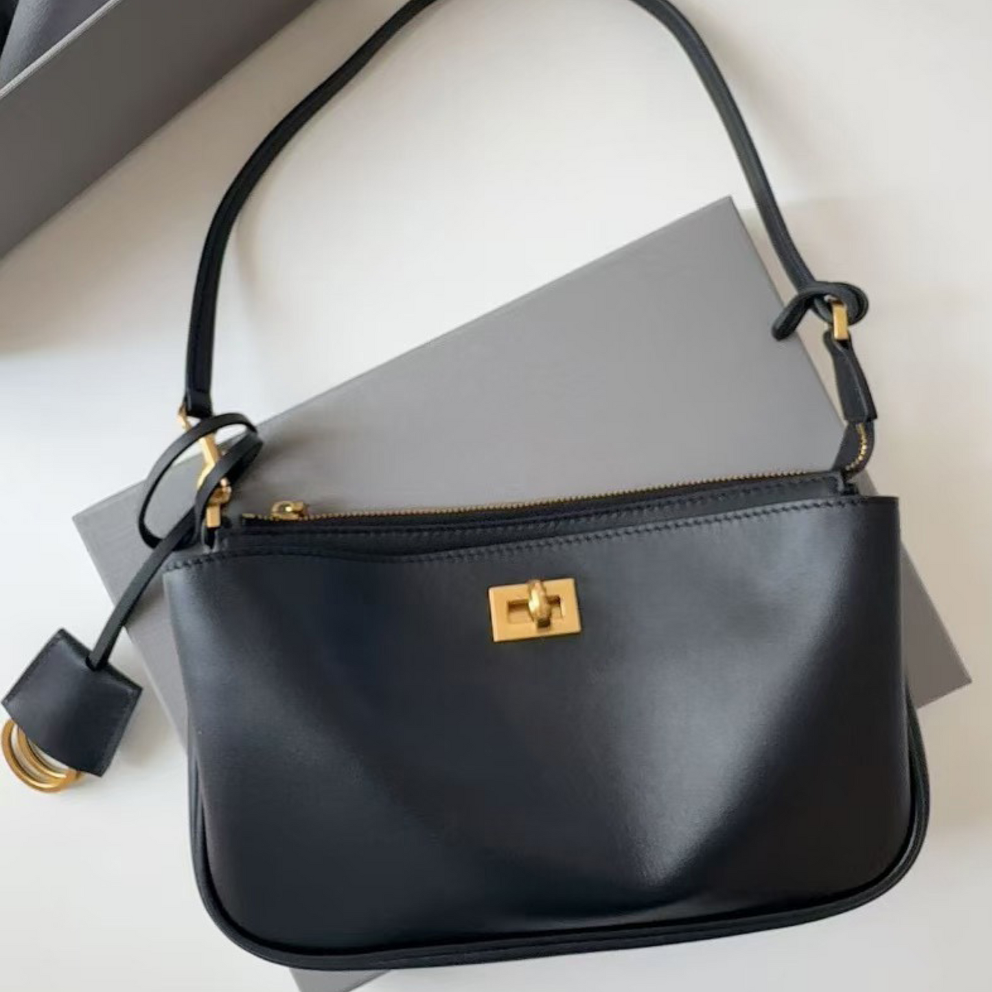Balenciaga Rodeo Sling Pochette Inspired Luxurious Leather Bag
