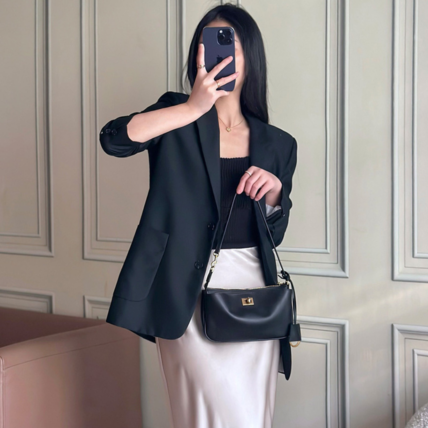 Balenciaga Rodeo Sling Pochette Inspired Luxurious Leather Bag