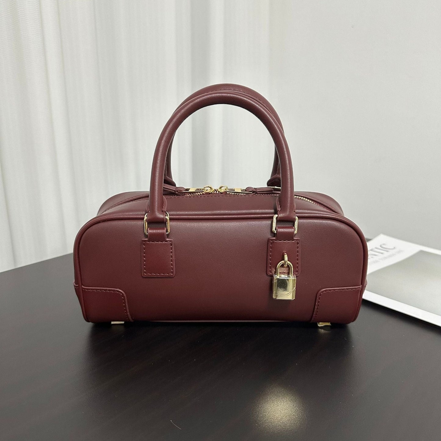 Loewe Amazona 23-Cropped Inspired Leather bag
