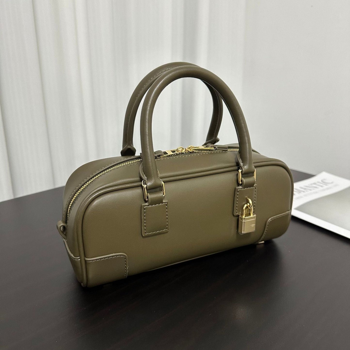 Loewe Amazona 23-Cropped Inspired Leather bag