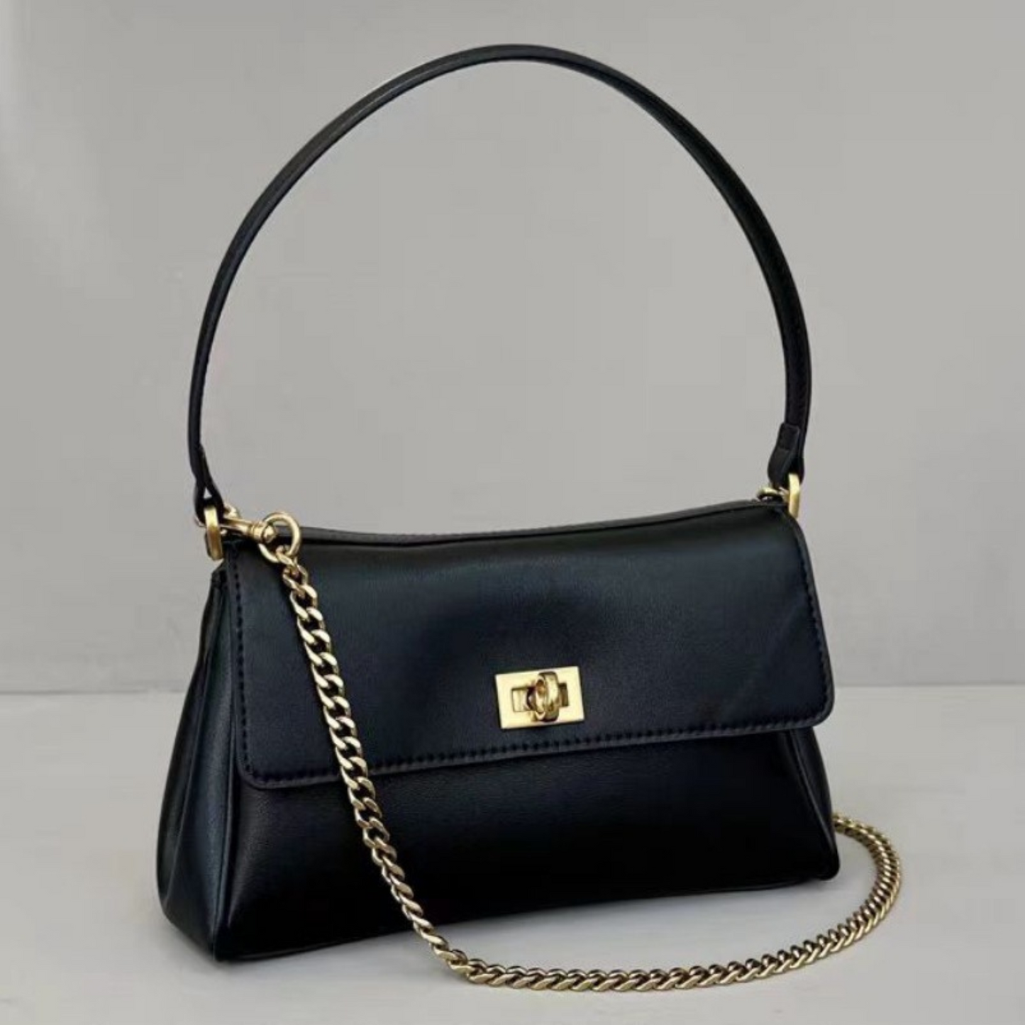 Balenciaga Rodeo Nano With Chain Inspired Leather handbag