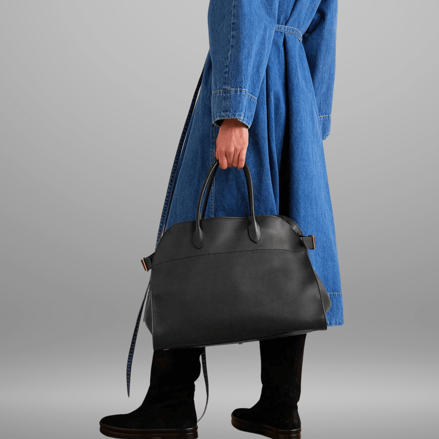 The Row Margaux inspired Luxurious Leather Tote Bag